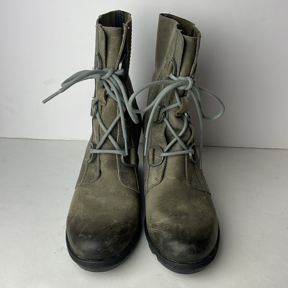 Sorel Joan of Arctic Quarry Leather Ankle Boots - Picture 2 of 10